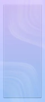 Glassmorphism Vertical Banner Template – Soft Periwinkle Abstract Background Stock Illustration