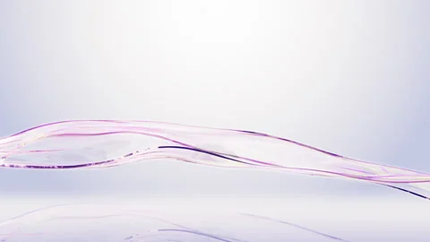 Glassmorphism Wave Clean Abstract Background Loop Видео 334320431