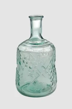 Glassware blue decanter Stock Photos