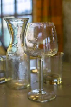 Glassware Foto stock