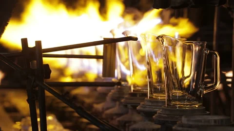 Glassware production Stock Footage 171600921
