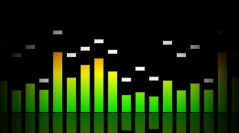 Glassy equalizer Stock Footage 3677598