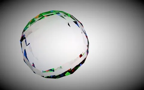 Glassy gem Stock Illustration