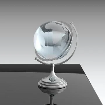 Glassy globe Stock Illustration