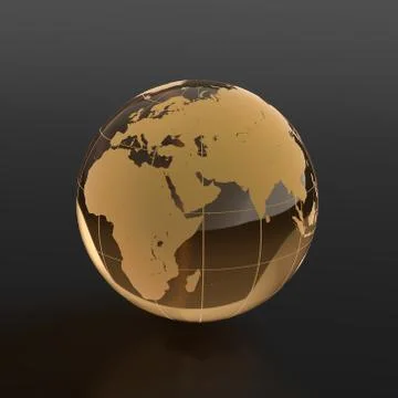 Glassy globe Stock Illustration