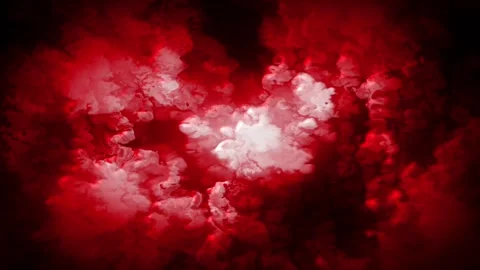 Glassy Red Cloudy Abstract Background 4K Loop Stock Footage 296060223