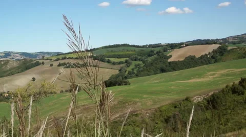 Glassy surface of blue mountains. Stock Footage 40933694