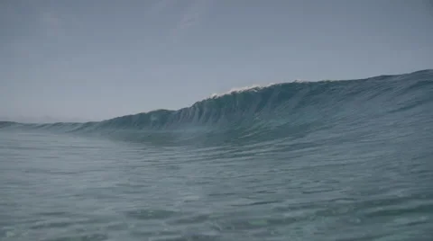 GLASSY WAVE AT TEAHUPOO Stock Footage 68046014