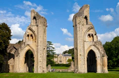 Glastonbury Abbey Stock Photos