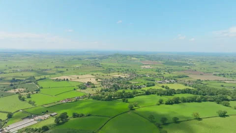 Glastonbury Tor From A Distance Stock Footage 276966881