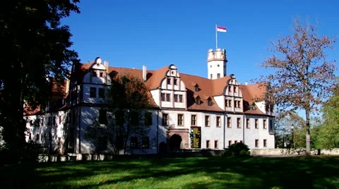 Glauchau palace Stock Footage 48989081