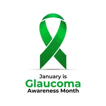 Glaucoma Awareness Month in January. Stock Illustration