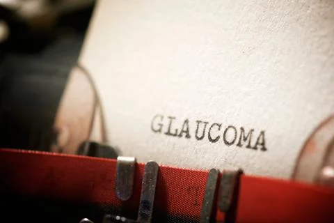 Glaucoma concept view Fotos de archivo