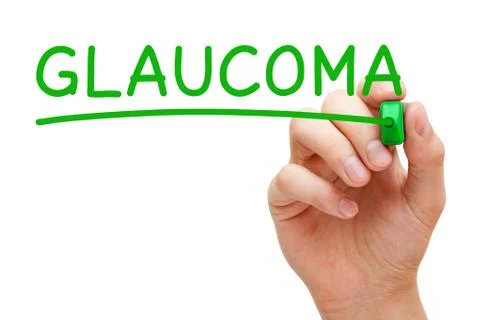 Glaucoma Green Marker 库存照片