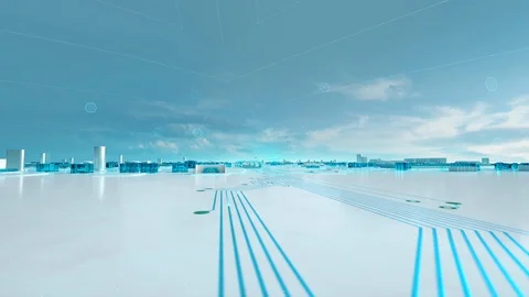 Glaucoma with medical digital technology concept Stock-Footage 105327364