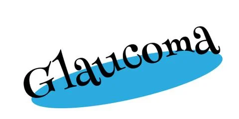 Glaucoma rubber stamp Stock Illustration
