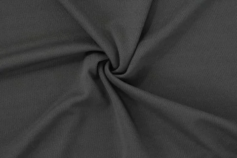 Glay jersey polyester fabric texture background, sports wear background. Stock Photos