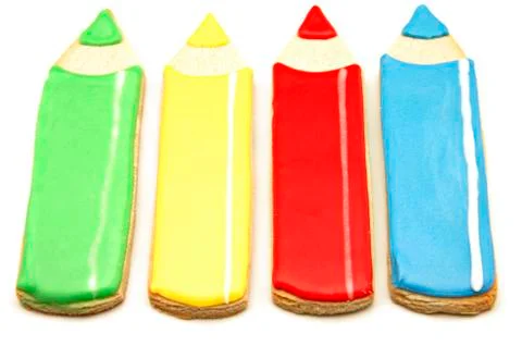 Glazed cookies Stock Photos