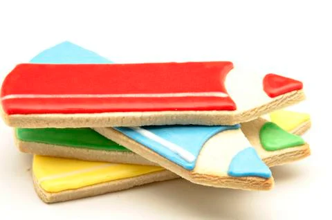 Glazed cookies Stock Photos