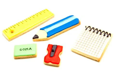 Glazed cookies Stock Photos