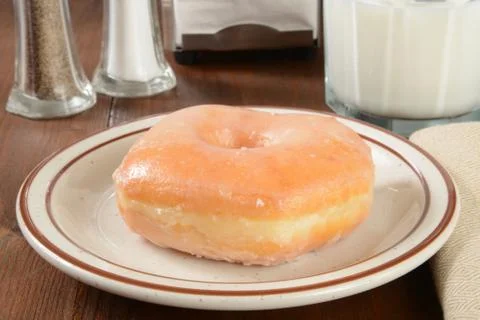 Glazed donut Stock Photos