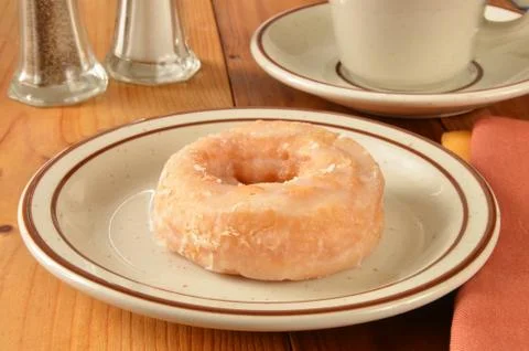 Glazed donut Stock Photos