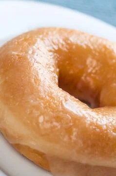 Glazed donut Stock Photos