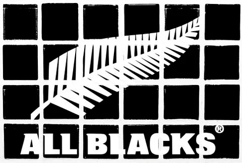 Glazed tiles all blacks Stock Illustration