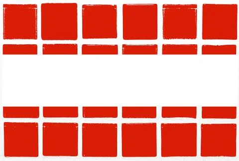 Glazed tiles austria  flag Stock Illustration
