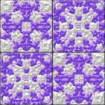 Glazed tiles seamless generated hires texture Stockillustratie