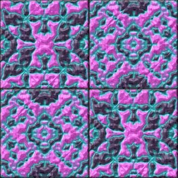 Glazed tiles seamless generated hires texture 스톡 일러스트
