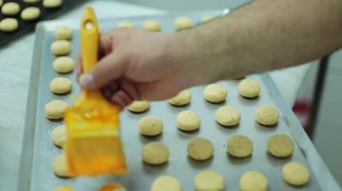 Glazing Dough Glazing Stock Footage 61943682