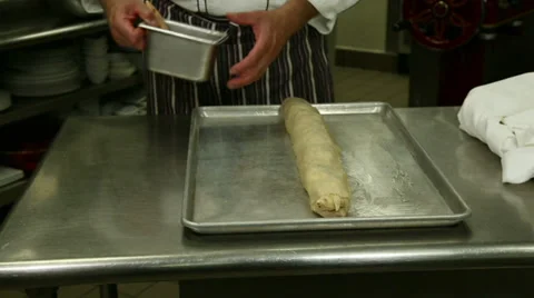 Glazing Strudel Stock-Footage 33221007