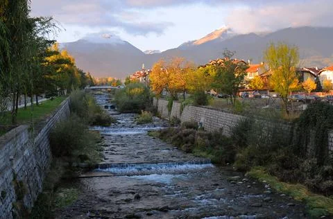 The Glazne river Stock Photos
