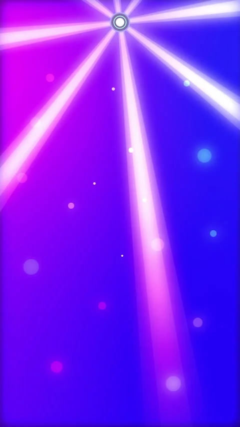 Gleaming ray animation lighting up blue violet gradient motion loop 動画素材 346548324