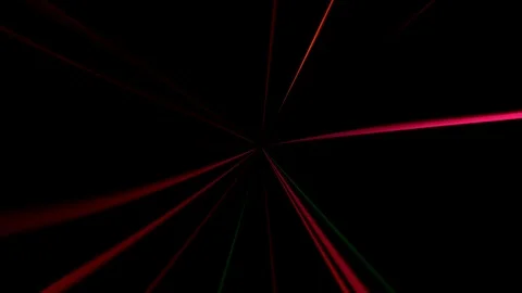 Gleaming rays flash laser lights multicolor lines Vidéo 115268648
