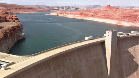 Glen Canyon Dam Stock Footage 8847067