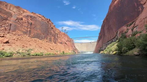 Glen Canyon Dam Stock Footage 282811570