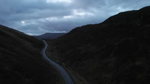 Glen Docherty viewpoint - Rd A832 - 1 Video stock 214269536