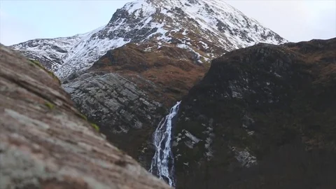 Glen Nevis waterfall Stock Footage 122135664