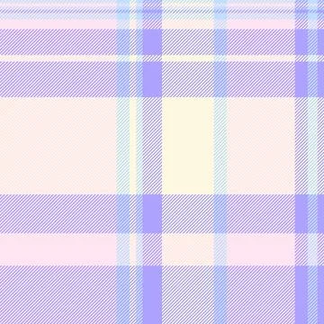Glen texture background vector, stationary seamless fabric tartan. Easter c.. Stock Illustration