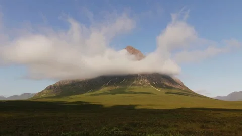 Glencoe Buachaille Etive Mor Timelapse 4K Stock Footage 160416265
