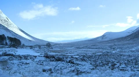 Glencoe Field Video stock 8563293