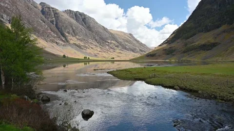 Glencoe landscape Stock Footage 154263559