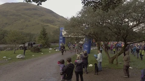 Glencoe Marathon 2018 Stock Footage 95913983