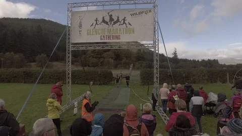 Glencoe Marathon 2018 Stock Footage 95914699