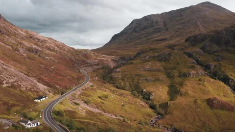 Glencoe road Stock Footage 246389647