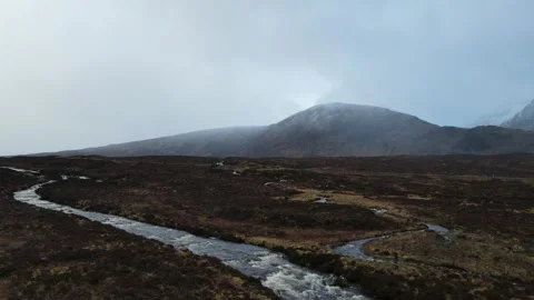 Glencoe traffic moody scene Stock Footage 336999770