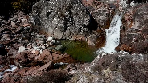 Glencoe waterfalls Stock Footage 152968069