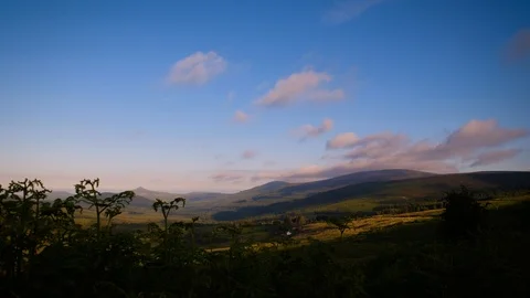 Glencree valley Video stock 112593393